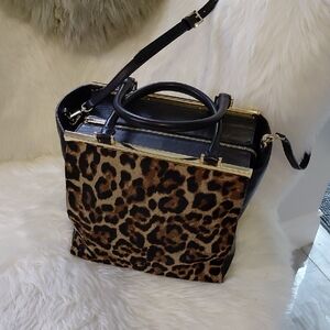 Michael Kors Leopard Print Shoulder Bag